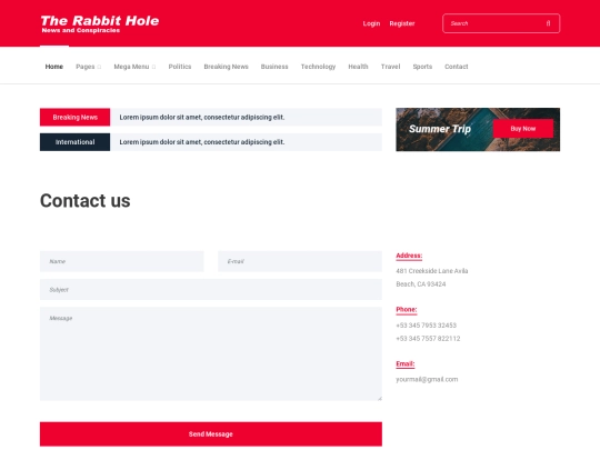 contact screenshot