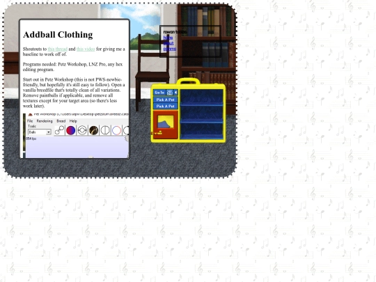 clothing screenshot