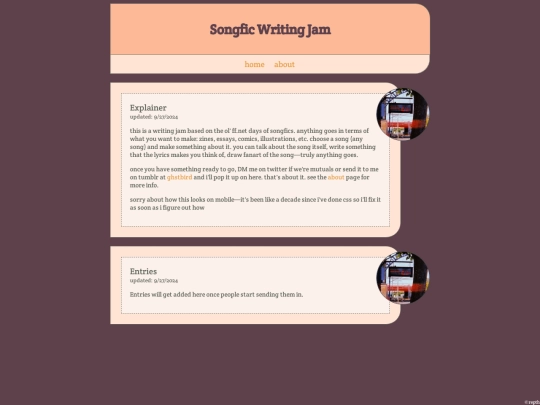 song_zine_jam screenshot