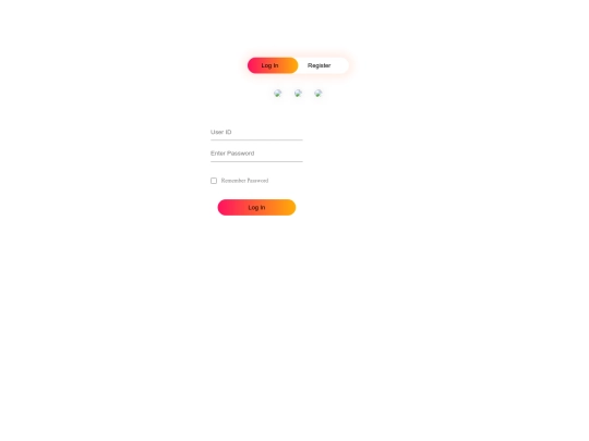 Login screenshot