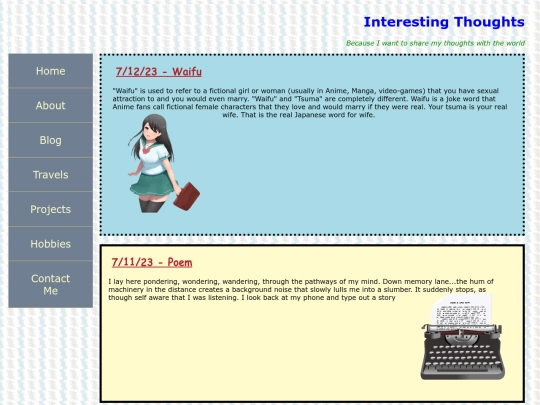 WebTech/blog screenshot