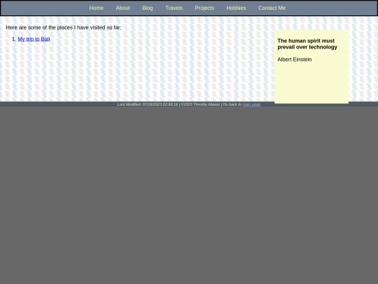 WebTech/travel screenshot