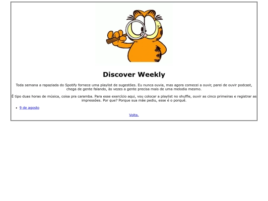 weekly screenshot