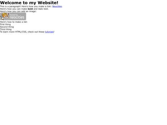pages/links screenshot