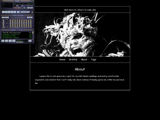 blog/about screenshot