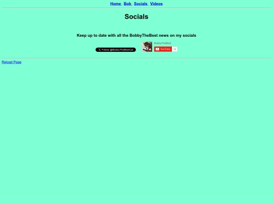 socials screenshot