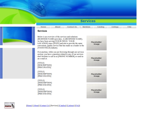 html/services screenshot