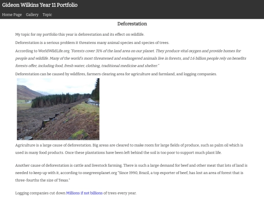 Topic screenshot