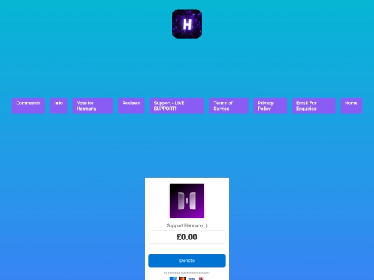 Donate screenshot