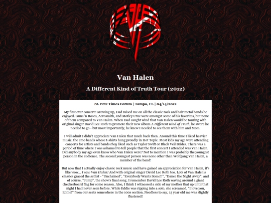 scrapbook/vanhalen screenshot