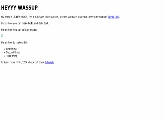 index screenshot