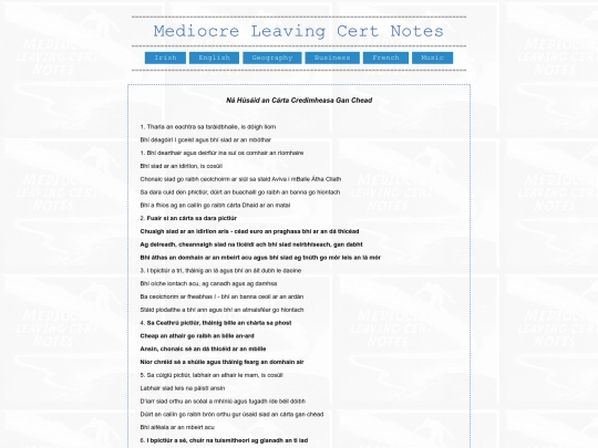 irish/sraith/an-carta-creidmheasa screenshot
