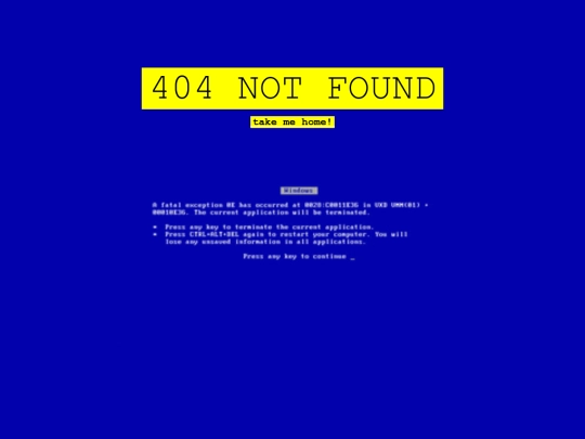 not_found screenshot