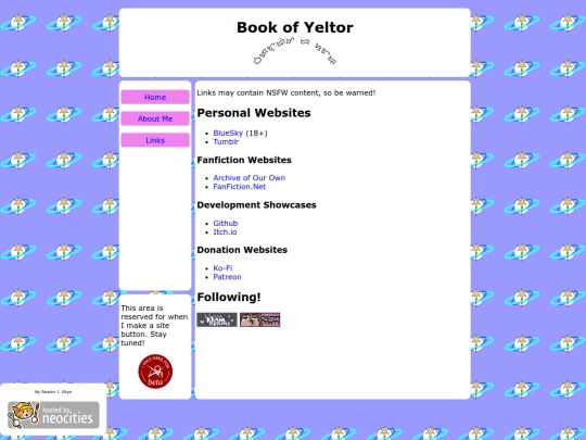 links screenshot