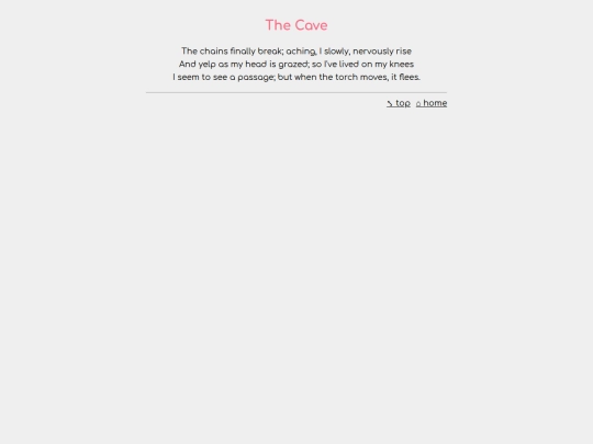poems/the_cave screenshot