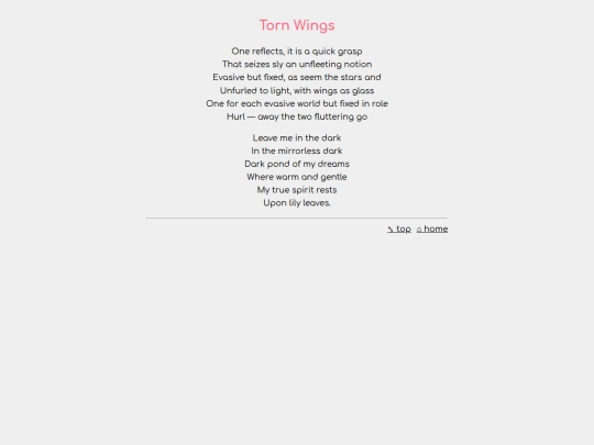poems/torn_wings screenshot
