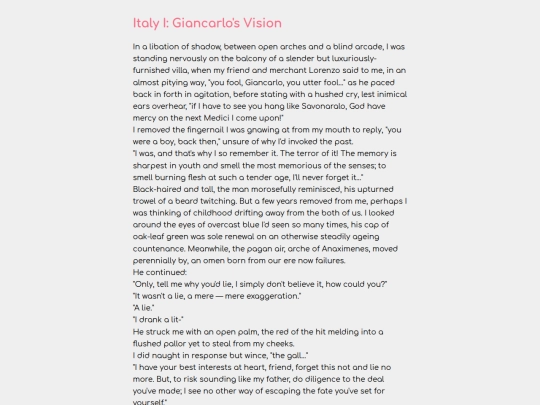 prose/italy_giancarlos_vision screenshot
