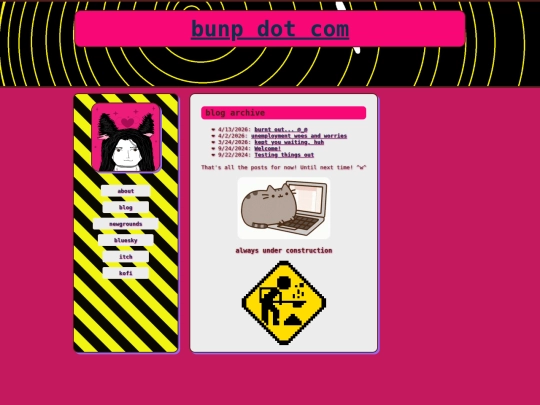 main/blog screenshot
