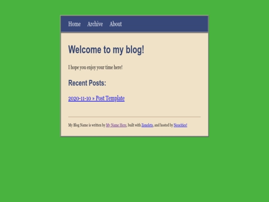 index screenshot