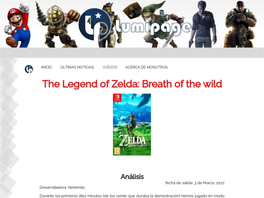 paginazelda screenshot