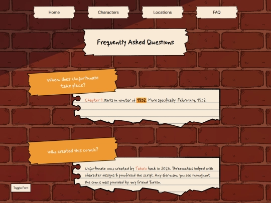 FAQ screenshot