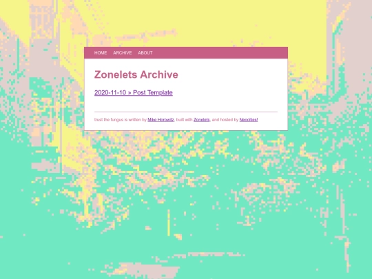 archive screenshot