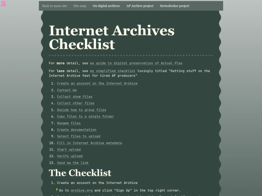 AParchive/iachecklist screenshot