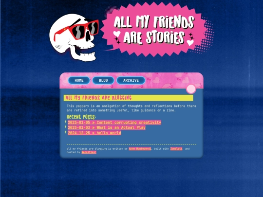 blog screenshot