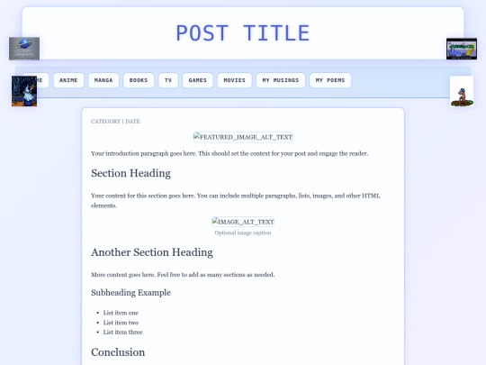docs/templates/post-template screenshot