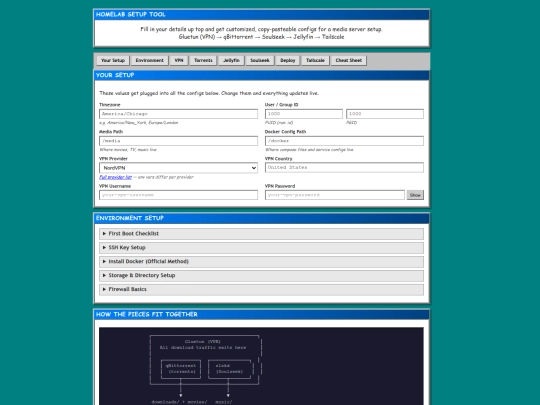 homelab screenshot