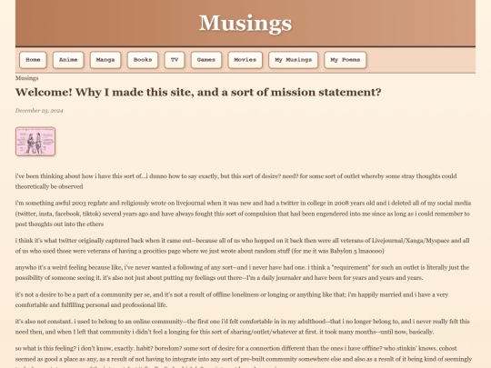 musings screenshot