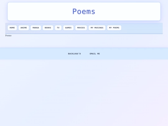 poems screenshot