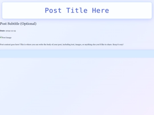 post-template screenshot