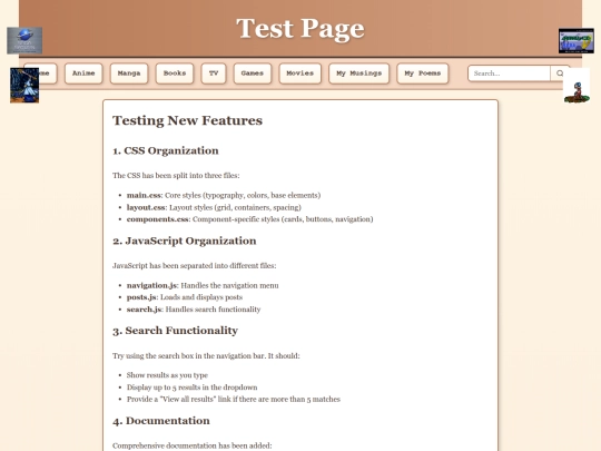 test-page screenshot