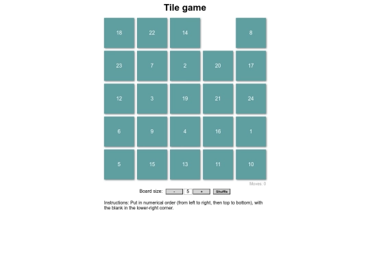 Challenge/entries/tiles screenshot
