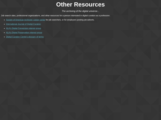 resources screenshot