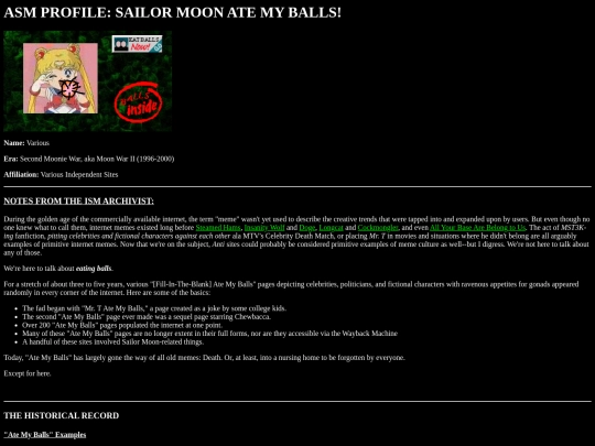 chronicle/asmprofile/atemyballs screenshot
