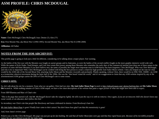chronicle/asmprofile/chrismcdougal screenshot