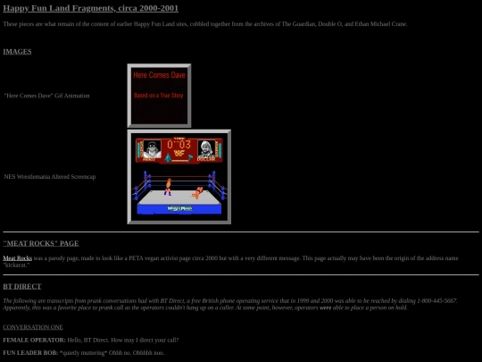 chronicle/asmprofile/happyfunland/fragments screenshot