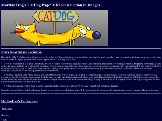 chronicle/asmprofile/mikep/catdog/recon screenshot