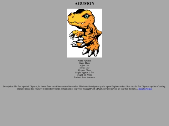 chronicle/asmprofile/mikep/gremon/agumon screenshot