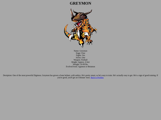 chronicle/asmprofile/mikep/gremon/greymon screenshot