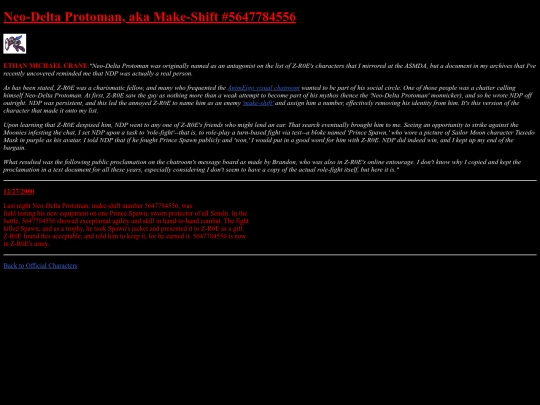 chronicle/asmprofile/zr0e/neodeltaprotoman screenshot