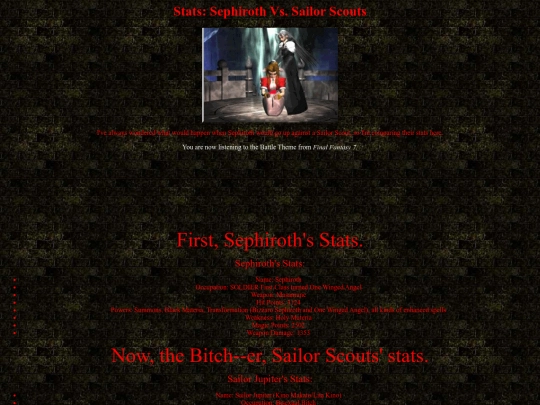 ring/sephiroth/Stats screenshot
