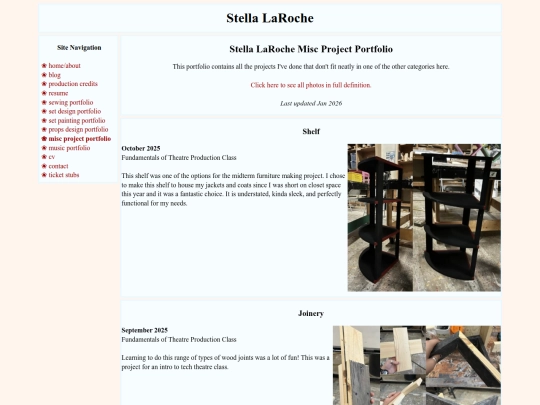 miscprojectportfolio screenshot