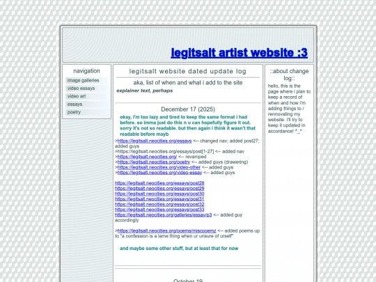 changelog screenshot