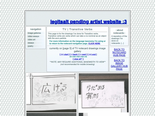 notecard-PAGES/tv/p5 screenshot