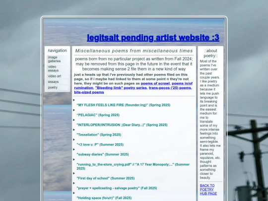 poems/miscpoemz screenshot