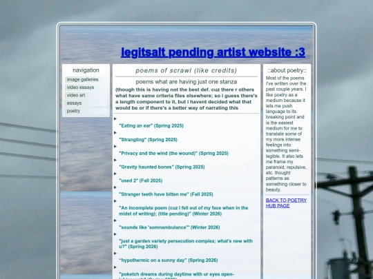 poems/poemsofscrawl screenshot