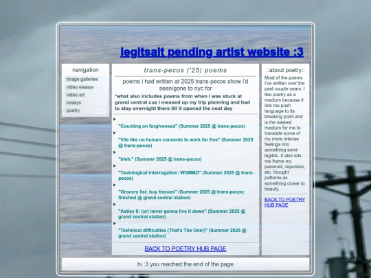 poems/transpecos25poems screenshot